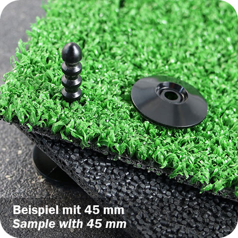 legatoria Perno rilegatore, lunghezza 140mm NERO. Con chiusura a rondella. Testa diametro 23mm. Per lunghezza, si intende la distanza INTERNA tra le due teste, che corrisponde allo spessore del volume da rilegare.