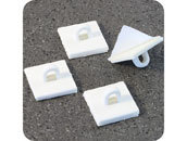 legatoria Basetta autoadesive con occhiello, 20x20mm leg2892.