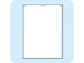 legatoria Busta a U. A5 TRASPARENTE, in polipropilene da 160 micron, aperta sul lato corto, con invito a mezzaluna per facilitarne l�apertura leg2911