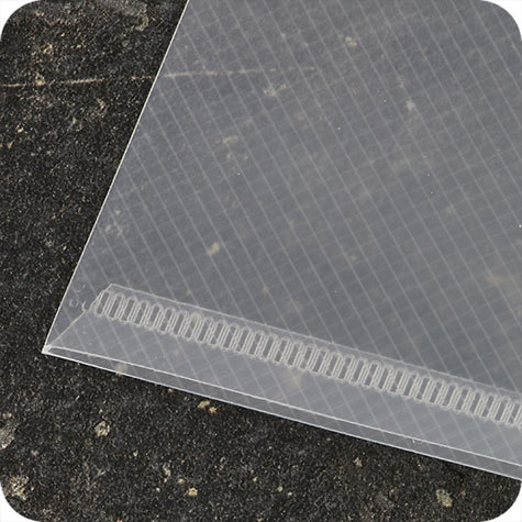 legatoria Busta bottone, A4, con rinforzi TRASPARENTE, in polipropilene da 180 micron RINFORZATO CON FIBRE DI NYLON,aperta sul lato lungo, formato A4 (210x297mm).Con patella di chiusura a bottone..