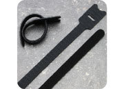 legatoria Fascette in velcro, lunghezza 200mm NERO. Larghezza 12mm leg2922