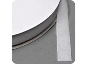 legatoria Nastro in velcro da cucire femmina, 25mm sfuso a metraggio, BIANCO.