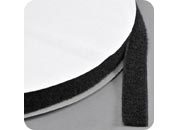 legatoria Nastro in velcro da cucire femmina, 25mm sfuso a metraggio, NERO.