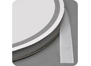 legatoria Nastro in velcro da cucire maschio, 25mm sfuso a metraggio, BIANCO.