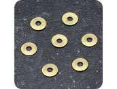legatoria Rondelle viti sepolte, OTTONATE, 15mm diametro esterno 15mm, spessore 1 mm, per compensare la lunghezza della vite leg2954