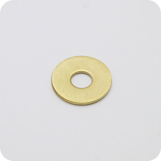 legatoria Rondelle viti sepolte, OTTONATE, 15mm diametro esterno 15mm, spessore 1 mm, per compensare la lunghezza della vite.