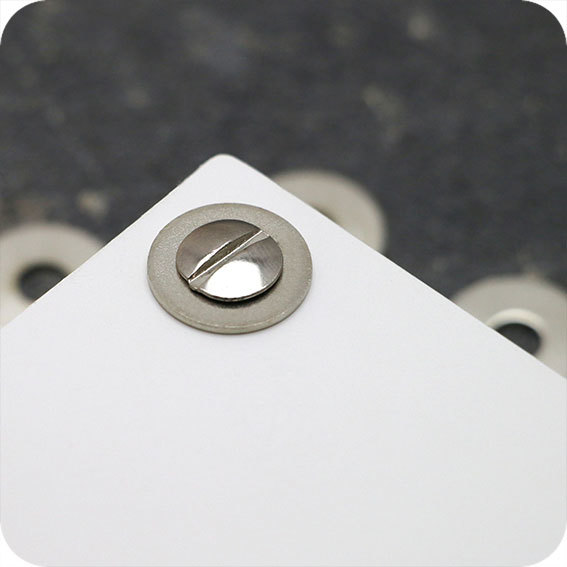 legatoria Rondelle viti sepolte, NICHELATE, 15mm diametro esterno 15mm, spessore 1 mm, per compensare la lunghezza della vite.