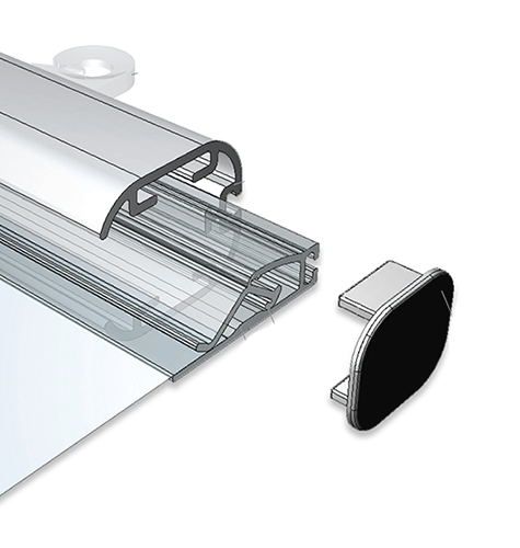 legatoria Porta banner a -L-, 600x2000mm Porta banner a -L-. Interamente in alluminio. Dotato di pesante piede di appoggio e gommatura anti-scivolamento. Asta telescopica regolabile fino a 200cm. Sistema di aggancio banner facile e sicuro. Comodo trasporto grazie alla sacca rigida in tessuto. Dimensioni 60x200cm. Peso 2,8 Kg.