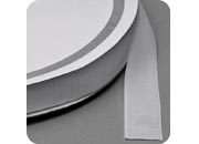 legatoria Nastro in velcro da cucire maschio, 38mm sfuso a metraggio, BIANCO.