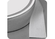 legatoria Nastro in velcro da cucire femmina, 50mm sfuso a metraggio, BIANCO.