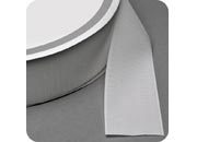 legatoria Nastro in velcro da cucire maschio, 50mm sfuso a metraggio, BIANCO.