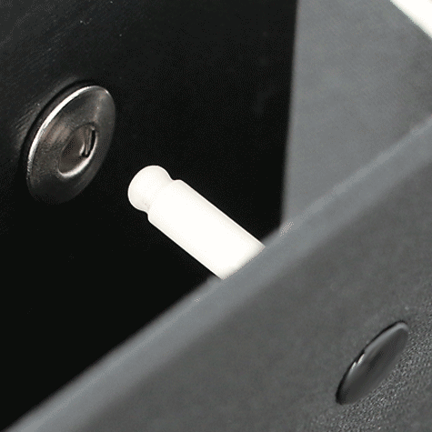 legatoria Bottoneautomaticoapressionecondistanziale da12 mm BIANCO VERNICIATO, testa diametro 12.4 mm. Capacit perno 12 mm. Il bottone  composto da 4 pezzi*.