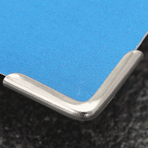 legatoria AngolinoMetallico nichelato, 10mm 10mm per lato, protegge copertine spesse fino a 1,7mm*.