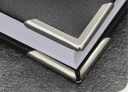 legatoria AngolinoMetallico nichelato, 31mm 31mm per lato, protegge copertine spesse fino a 1.5mm*.