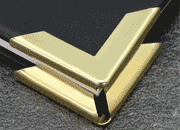 legatoria Angolino metallico ottone antico 30mm per lato, protegge copertine spesse fino a 4mm* LEG3129