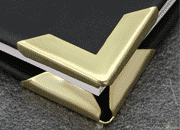 legatoria Angolino metallico ottone antico 30mm per lato, protegge copertine spesse fino a 7mm* LEG3130