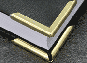 legatoria Angolino metallico ottone antico 31mm per lato, protegge copertine spesse fino a 1.5mm* LEG3131