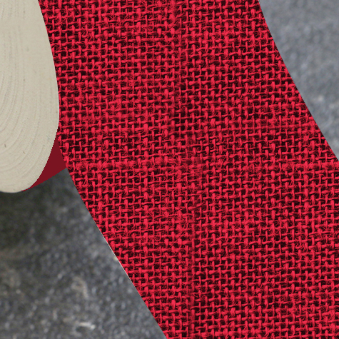 legatoria Nastro autoadesivo borda dorso, h50mm ROSSO, elegante nastro in tela per ricoprire il dorso di blocchi pinzati. Spessore 400 micron. Utilizzato nelle industrie grafiche per bordature e dorsature di libri, registri, quaderni, blocchi per assegni e formulari.