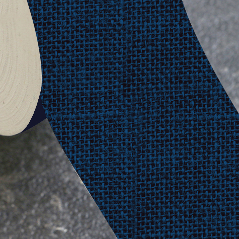 legatoria Nastro autoadesivo borda dorso, h50mm BLU NOTTE, elegante nastro in tela per ricoprire il dorso di blocchi pinzati. Spessore 400 micron. Utilizzato nelle industrie grafiche per bordature e dorsature di libri, registri, quaderni, blocchi per assegni e formulari.