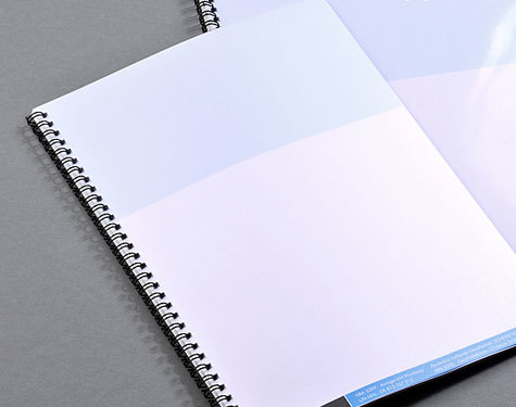 legatoria Spirali metalliche 34anelli, 6,4mm BIANCO passo 3:1, lunghezza 297mm, spessore 6,4mm (1-4 pollice), per rilegare fino a 45 fogli da 80 grammi.