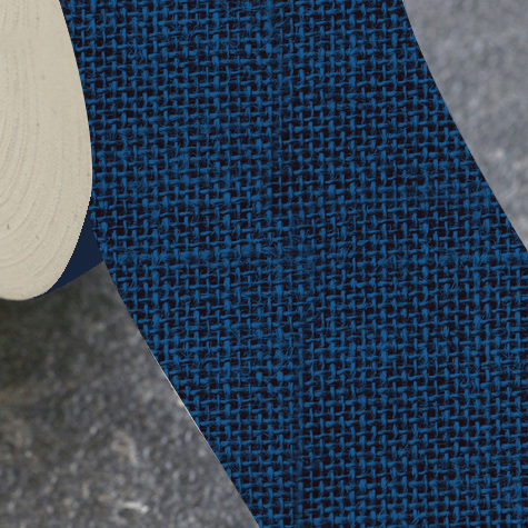 legatoria Nastro autoadesivo borda dorso, h50mm BLU, elegante nastro in tela per ricoprire il dorso di blocchi pinzati. Spessore 400 micron. Utilizzato nelle industrie grafiche per bordature e dorsature di libri, registri, quaderni, blocchi per assegni e formulari.