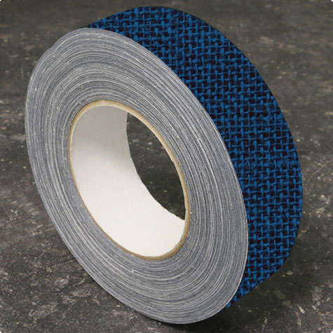 legatoria Nastro autoadesivo borda dorso, h30mm BLU, elegante nastro in tela per ricoprire il dorso di blocchi pinzati. Spessore 400 micron. Utilizzato nelle industrie grafiche per bordature e dorsature di libri, registri, quaderni, blocchi per assegni e formulari.