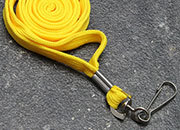 legatoria Cordoncino portabadge, daCollo, aGancioRotante, GIALLO LEG3253.