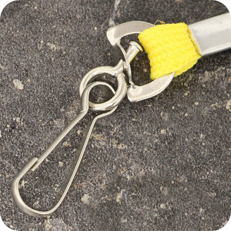legatoria Cordoncino portabadge, daCollo, aGancioRotante, BLU SCURO con gancio metallico rotante, cordoncino largo 1cm, lunghezza aperto 90cm.