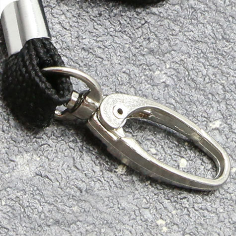 legatoria Cordoncino portabadge, daCollo aMoschettoneOvaleRotante, ROSSO a moschettone ovale rotante, cordoncino largo 1cm, lunghezza aperto 90cm.