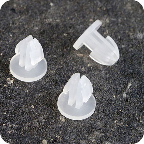legatoria Perno Plug-in, lunghezza 3mm TRASPARENTE..