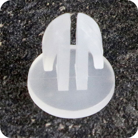 legatoria Perno Plug-in, lunghezza 3mm TRASPARENTE..