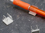 legatoria Portapenne magnetico 12x15mm. plastica TRASPARENTE LEG3289.