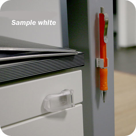 legatoria Portapenne magnetico 12x15mm. plastica TRASPARENTE altezza 12mm.