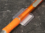 legatoria Portapenne magnetico in plastica, 20x25mm TRASPARENTE, altezza 12mm.