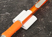 legatoria Portapenne magnetico. 20x25mm BIANCO in PLASTICA, altezza 12mm LEG3293