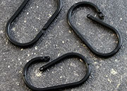 legatoria Anelli apribili in plastica 50mm NERO, OVALE, interno: 23x52mm, esterno: 30x60mm, spessore filo: 4mm LEG3394