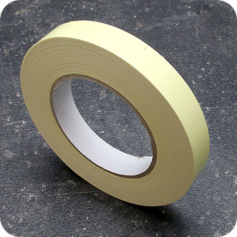 legatoria Nastro biadesivo in tessuto, 25mm adesivo permanente da entrambi i lati, in rotolo da 25m.