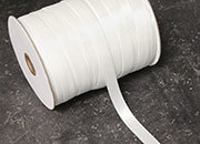 legatoria Nastro di raso, spessore 6mm BIANCO, tinta unita. LEG3400