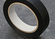 legatoria NastroAutoadesivo bordaDorso, NERO nastro speciale in carta telata per ricoprire il dorso di blocchi pinzati. Elegante effetto tessuto, spessore 200 micron. Utilizzato nelle industrie grafiche per bordature e dorsature di libri, registri, quaderni, blocchi per assegni e formulari.