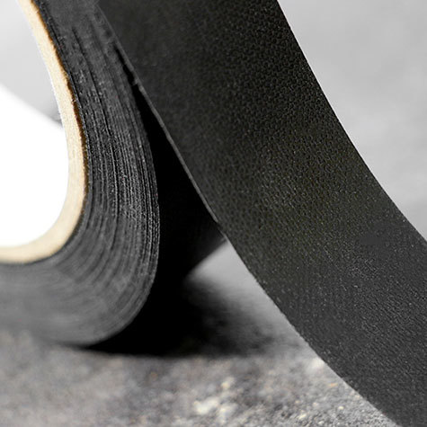 legatoria NastroAutoadesivo bordaDorso, NERO nastro speciale in carta telata per ricoprire il dorso di blocchi pinzati. Elegante effetto tessuto, spessore 200 micron. Utilizzato nelle industrie grafiche per bordature e dorsature di libri, registri, quaderni, blocchi per assegni e formulari.