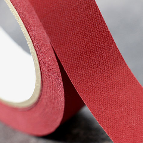 legatoria NastroAutoadesivo bordaDorso, 19mm, ROSSO nastro speciale in carta telata per ricoprire il dorso di blocchi pinzati. Elegante effetto tessuto, spessore 200 micron. Utilizzato nelle industrie grafiche per bordature e dorsature di libri, registri, quaderni, blocchi per assegni e formulari.