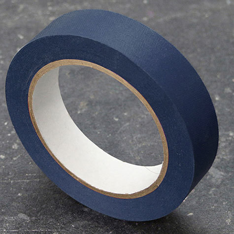 legatoria NastroAutoadesivo bordaDorso, 19mm, BLU nastro speciale in carta telata per ricoprire il dorso di blocchi pinzati. Elegante effetto tessuto, spessore 200 micron. Utilizzato nelle industrie grafiche per bordature e dorsature di libri, registri, quaderni, blocchi per assegni e formulari.