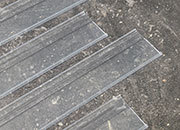 legatoria Binario porta prezzo 39x200mm TRASPARENTE, magnetico, in PVC LEG3502