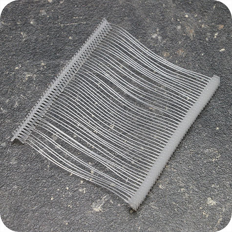 legatoria Fili per sparafili, 75mm Plastica TRASPARENTE. Filettature standard per l'etichettatura di prodotti e tessili, 75 mm di lunghezza, cartone con 5.000 pezzi.