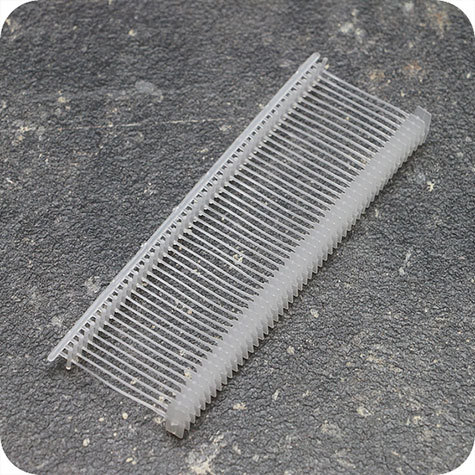 legatoria Fili per sparafili, 25mm  Plastica TRASPARENTE. Filettature standard per letichettatura di prodotti e tessili, 25 mm di lunghezza.