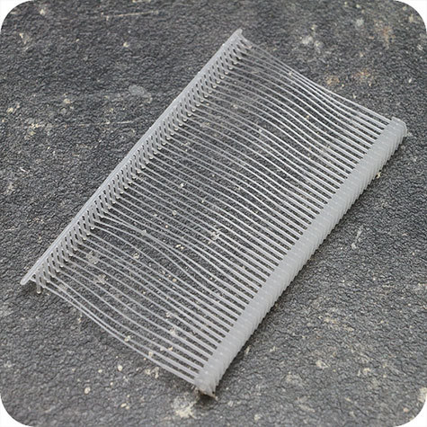 legatoria Fili per sparafili, 50mm Plastica TRASPARENTE. Filettature standard per letichettatura di prodotti e tessili, 50 mm di lunghezza.