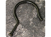 legatoria Gancio metallico per campionari NERO. misure: 4X68mm LEG3542