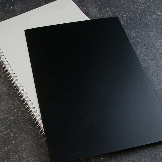 legatoria Copertine colorate A4, 800micron NERO. Formato A4 (210x297mm), in PVC rigido.