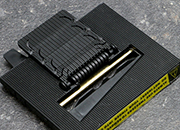 legatoria Componente di ricambio distributore elettrico Ricambio del distributore elettronico per nastri adesivi A1200, parte tagliente con bordi dorati..