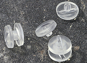 legatoria Vite sepolta rilegatura TRASPARENTE 3.5mm lunghezza mm 3,5, diametro testa 12mm, lunghezza mm , diametro tubetto 5mm, una testa fissa ed una mobile, LVI6103. Per lunghezza, si intende la distanza INTERNA tra le due teste, che corrisponde allo spessore del volume da rilegare.